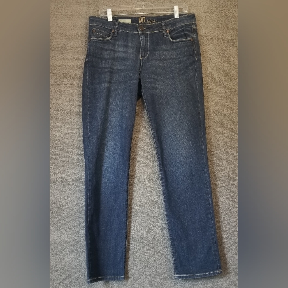 Kut From The Kloth Jeans Womens 8 Dark Blue Designer Katy Boyfriend 1732